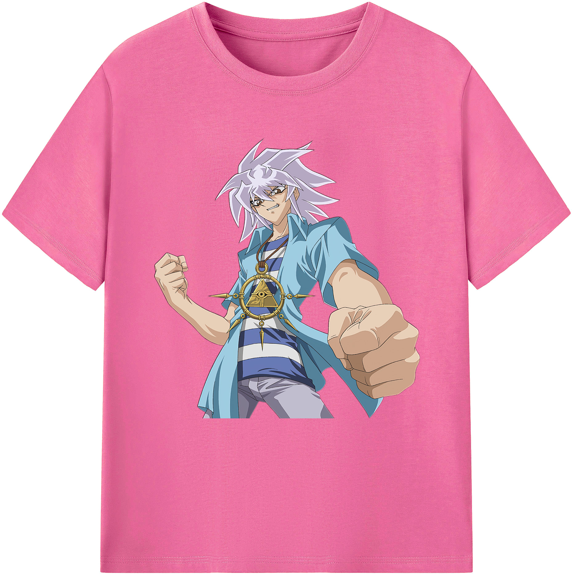 （画像用） 遊☆戯☆王 Yu-Gi-Oh! レディースカジュアルプリントTシャツ（綿100％）